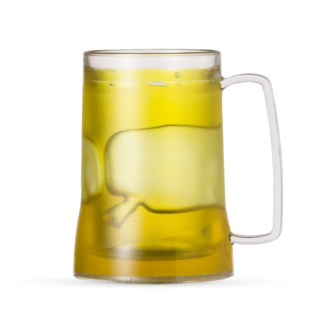 CANECA C/ GEL 400 ML AMARELO