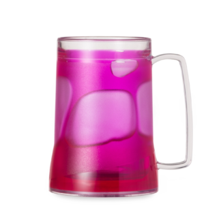 CANECA C/ GEL 400 ML ROSA