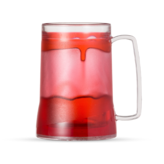 CANECA C/ GEL 400 ML VERMELHO