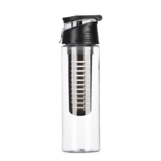 SQUEEZE PLÁSTICO C/ FUSOR 700 ML PRETO