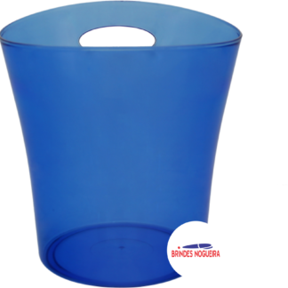 BALDE DE GELO 4,5 L AZUL TRANSLÚCIDO