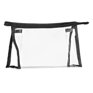 NECESSAIRE PLÁSTICO PRETO