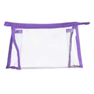 NECESSAIRE PLÁSTICO ROXO