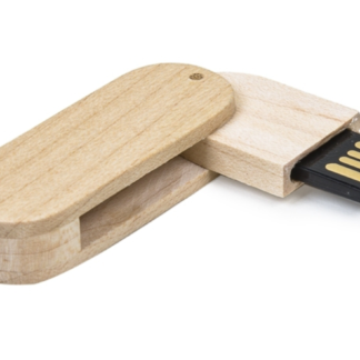 PEN DRIVE BAMBU GIRATÓRIO 16 GB