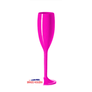 TAÇA DE CHAMPANHE 190 ML ROSA