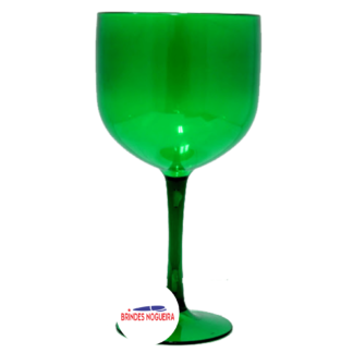 TAÇA DE GIN 500 ML VERDE TRANSLÚCIDO