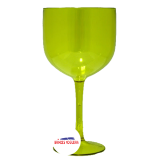 TAÇA DE GIN 500 ML VERDE NEON